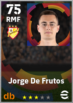 Jorge De Frutos eFootball player card