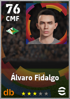 Álvaro Fidalgo eFootball player card