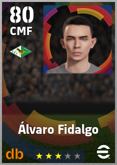 Álvaro Fidalgo — CMF, OVR 80, MAX 80