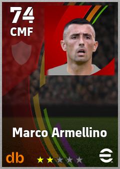 Marco Armellino — CMF, OVR 74, MAX 74