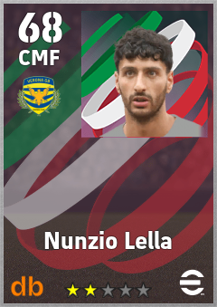 Nunzio Lella — CMF, OVR 68, MAX 68