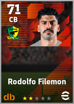 Rodolfo Filemon — CB, OVR 71, MAX 71