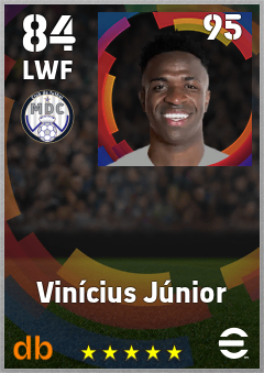 Vinícius Júnior eFootball player card