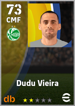 Dudu Vieira — CMF, OVR 73, MAX 73