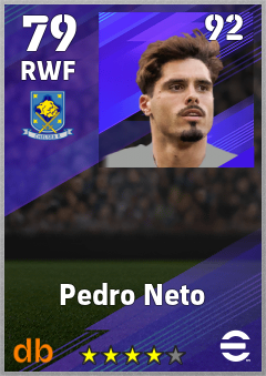 Pedro Neto eFootball player card