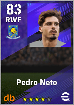 Pedro Neto — RWF, OVR 83, MAX 92