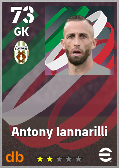 Antony Iannarilli — GK, OVR 73, MAX 73