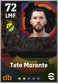 Tete Morente eFootball player card