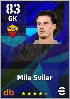 Mile Svilar — GK, OVR 83, MAX 83