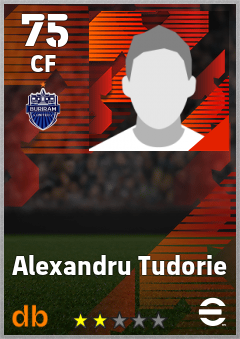 Alexandru Tudorie — CF, OVR 75, MAX 75