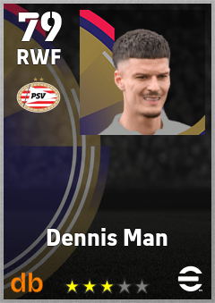 Dennis Man — RWF, OVR 79, MAX 79