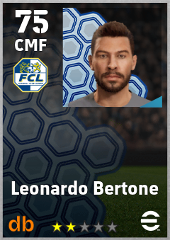 Leonardo Bertone — CMF, OVR 75, MAX 75
