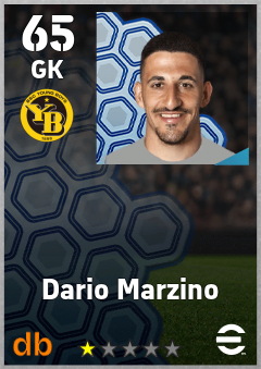 Dario Marzino — GK, OVR 65, MAX 65