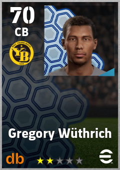 Gregory Wüthrich eFootball player card