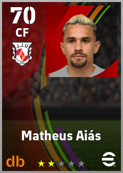 Matheus Aiás — CF, OVR 70, MAX 70