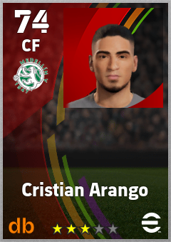 Cristian Arango eFootball player card