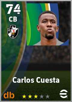 Carlos Cuesta — CB, OVR 74, MAX 74