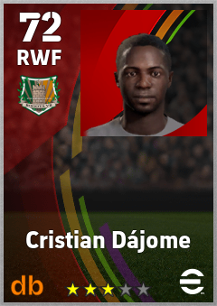 Cristian Dájome eFootball player card