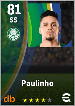 Paulinho — SS, OVR 81, MAX 89