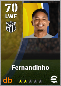Fernandinho — LWF, OVR 70, MAX 70