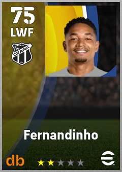 Fernandinho — LWF, OVR 75, MAX 75