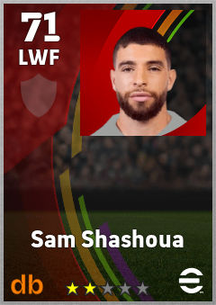 Sam Shashoua eFootball player card