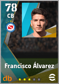 Francisco Álvarez eFootball player card
