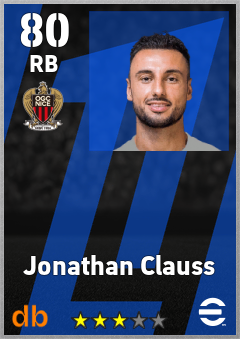 Jonathan Clauss — RB, OVR 80, MAX 87