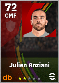 Julien Anziani — CMF, OVR 72, MAX 72