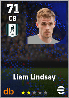 Liam Lindsay — CB, OVR 71, MAX 71