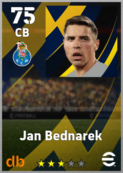 Jan Bednarek eFootball player card