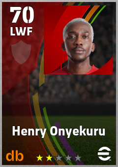 Henry Onyekuru eFootball player card