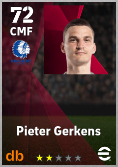 Pieter Gerkens eFootball player card