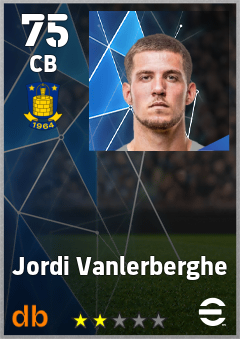 Jordi Vanlerberghe eFootball player card