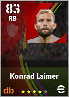 Konrad Laimer eFootball player card