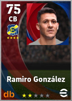 Ramiro González — CB, OVR 75, MAX 75