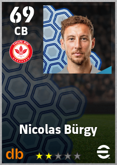 Nicolas Bürgy — CB, OVR 69, MAX 69