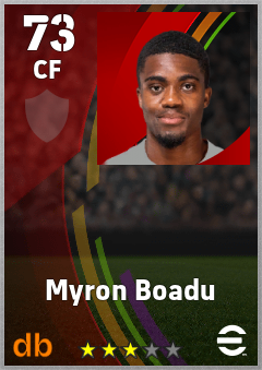 Myron Boadu eFootball player card