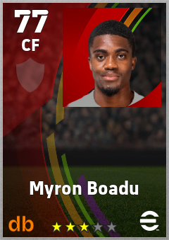 Myron Boadu eFootball player card