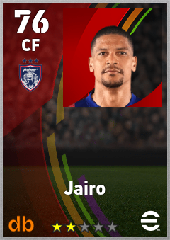 Jairo eFootball player card