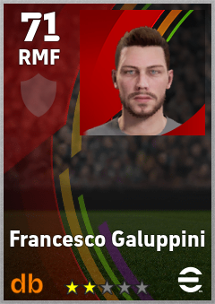 Francesco Galuppini — RMF, OVR 71, MAX 71