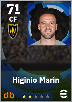Higinio Marín — CF, OVR 71, MAX 71