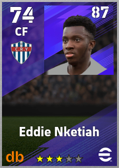 Eddie Nketiah eFootball player card