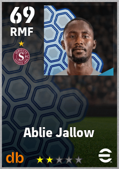 Ablie Jallow — RMF, OVR 69, MAX 69