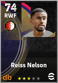 Reiss Nelson eFootball player card