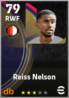 Reiss Nelson eFootball player card