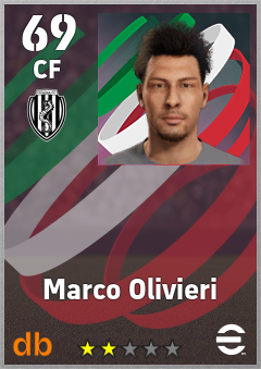 Marco Olivieri — CF, OVR 69, MAX 69