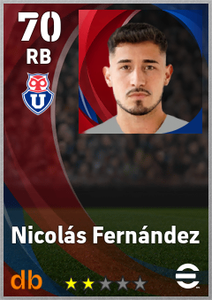 Nicolás Fernández eFootball player card
