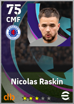 Nicolas Raskin eFootball player card