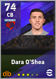 Dara O'Shea eFootball player card